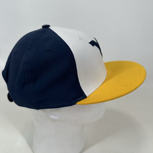 WVU Mountaineers Nike True Snapback Hat Cap NCAA West Virginia Football - Picture 4 of 9